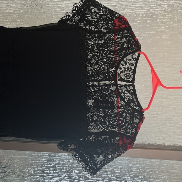EXPRESS Small Lace Black Dress 🖤🔥 - Picture 7 of 10